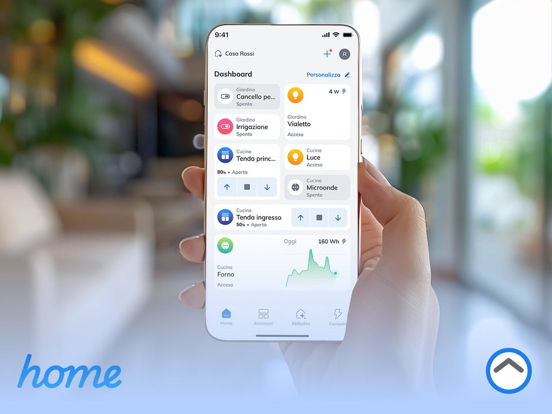 La smart home a modo tuo: scopri la nuova dashboard personalizzabile.